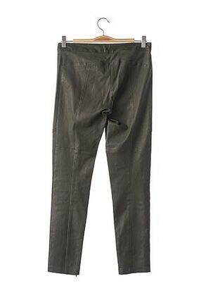Pantalon 7/8 închidere cu fermoar sub clapetă cu nasturi talie joasă verde PATRIZIA PEPE FIRENZE femeie