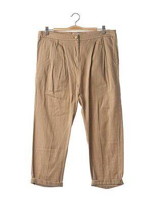 Pantalon trei sferturi bej MES DEMOISELLES...PARIS femeie