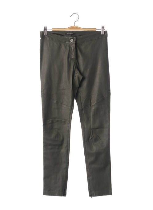 Pantalon 7/8 închidere cu fermoar sub clapetă cu nasturi talie joasă verde PATRIZIA PEPE FIRENZE femme