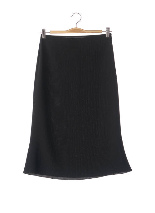 Fustă midi negru AGNES B femeie