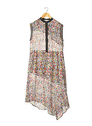 Rochie midi croială fluidă mâneci scurte roșu 8PM femeie