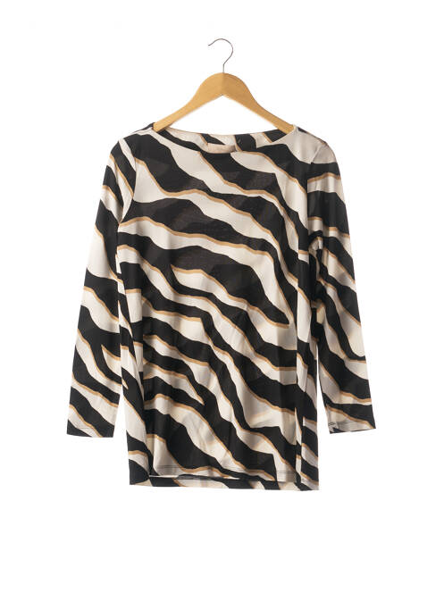 Tricou croială dreaptă mâneci lungi negru RECH femme