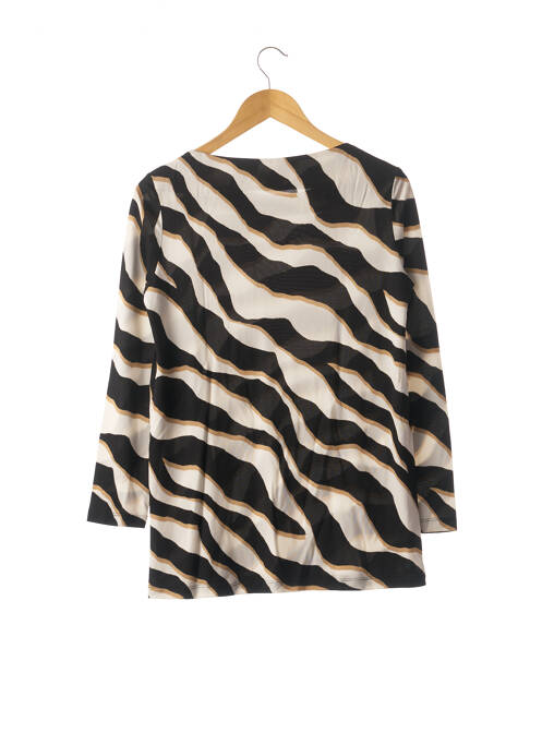 Tricou croială dreaptă mâneci lungi negru RECH femme