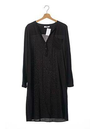 Rochie midi mâneci lungi mâneci lungi negru ANINE BING femeie