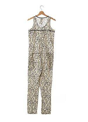 Salopetă-pantalon croială cambrată bej STELLA FOREST femeie