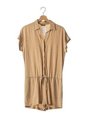 Salopetă scurtă bej MASSIMO DUTTI femeie