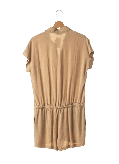 Salopetă scurtă bej MASSIMO DUTTI femeie