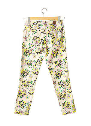 Pantalon slim talie joasă talie joasă bej ESSENTIEL femeie