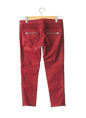 Pantalon drept elasticitate talie joasă roșu ISABEL MARANT POUR H&M femeie