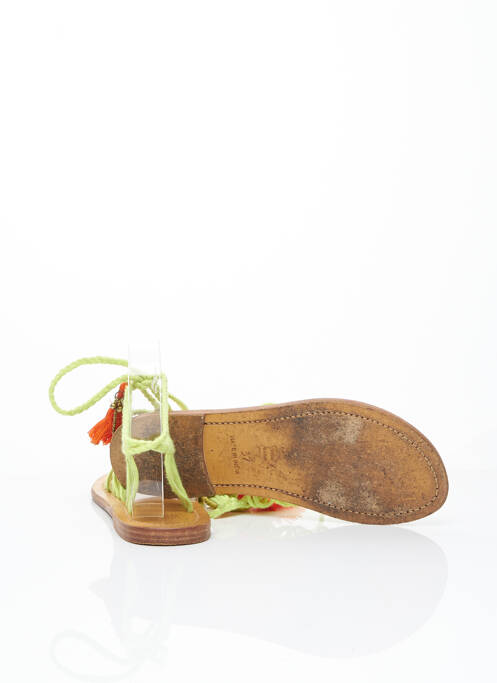 Sandale/Pantofi decupați verde SWILDENS femeie