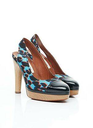 Pantofi cu toc albastru LANVIN femeie