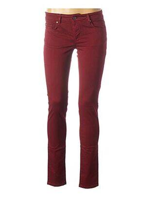 Pantalon slim talie joasă talie joasă roșu SALSA femeie