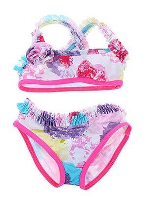 Costum de baie din două piese roz ABSORBA fată