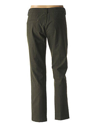 Pantalon slim talie joasă talie joasă verde REIKO femeie