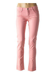 Pantalon slim talie joasă talie joasă roz SWILDENS femme
