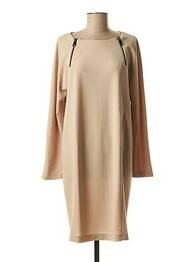 Rochie midi mâneci lungi mâneci lungi bej NINATI femme