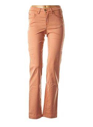 Pantalon slim portocaliu LCDN femeie