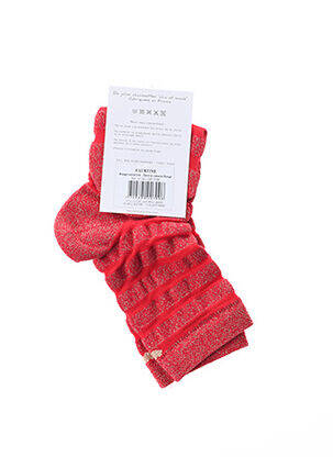 Șosete elasticitate roșu MY LOVELY SOCKS femeie