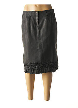 Fustă midi negru PAUL BRIAL femeie