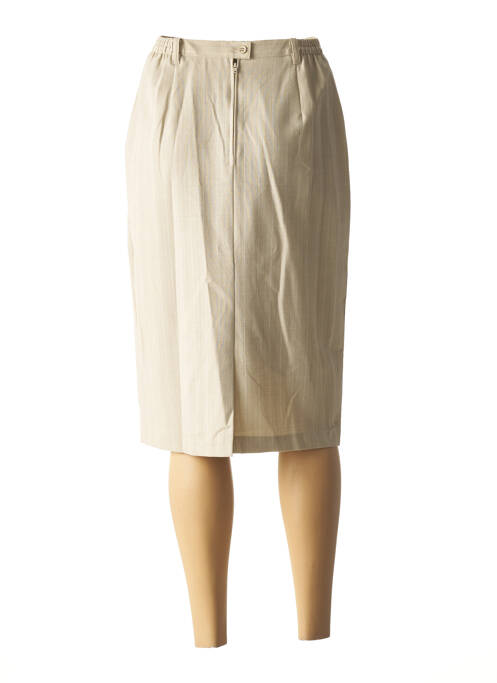 Fustă midi bej GRIFFON femeie