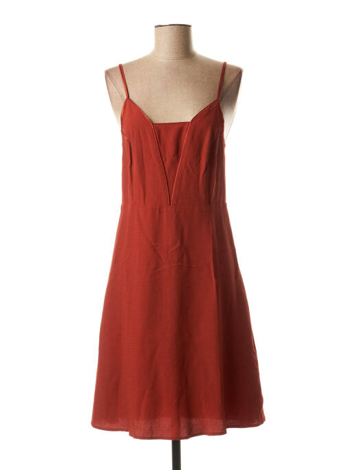 Rochie midi maro SESSUN femeie