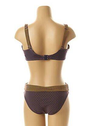 Costum de baie din două piese elasticitate violet BELCOR femeie