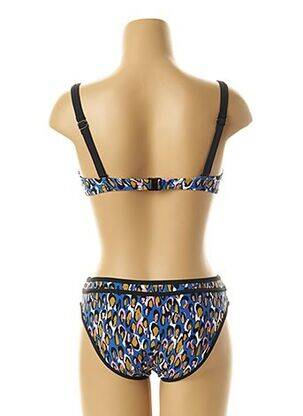 Costum de baie din două piese elasticitate albastru BELCOR femeie