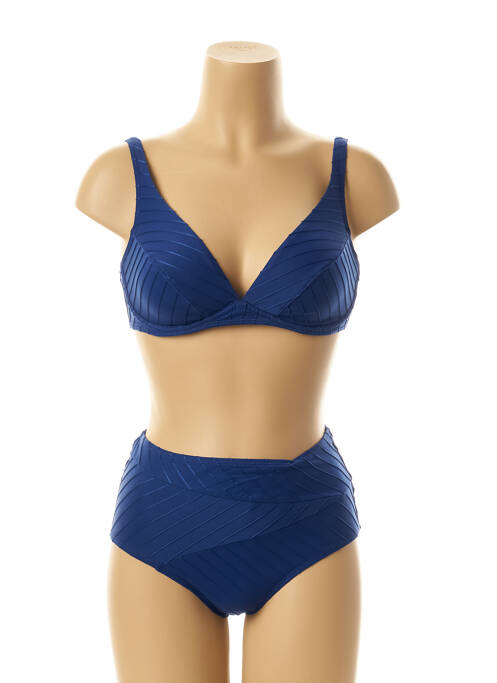 Costum de baie din două piese albastru LOU femeie