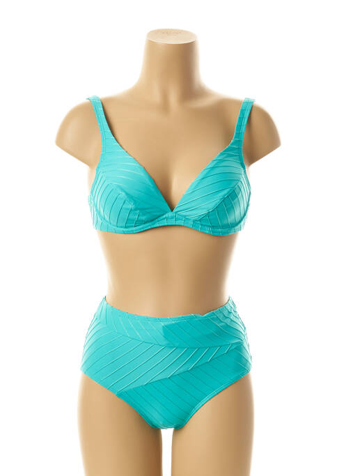 Costum de baie din două piese albastru LOU femeie