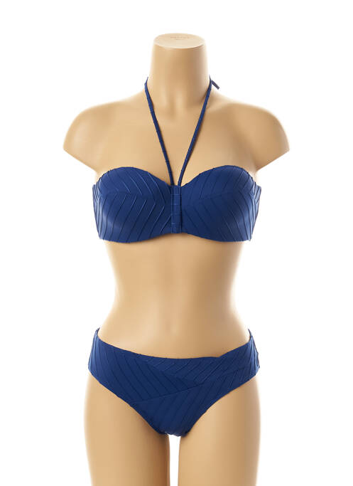 Costum de baie din două piese albastru LOU femeie