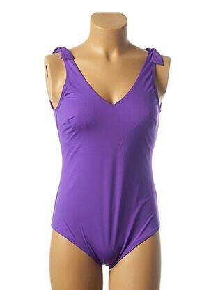 Costum de baie dintr-o singură piesă top triunghiuri top triunghiuri violet SIMONE PERELE femeie