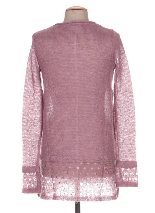 Pulover tunică roz G!OZE femeie