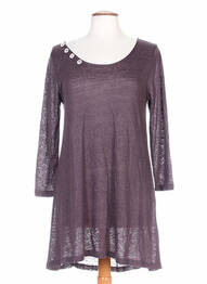 Tricou mâneci lungi mâneci lungi violet G!OZE femeie