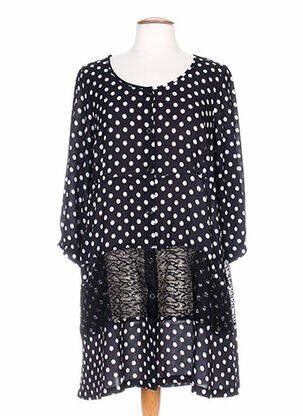 Tunică mâneci lungi negru G!OZE femeie