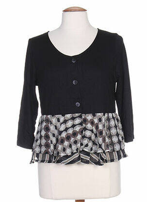 Vestă cu mâneci lungi negru G!OZE femeie