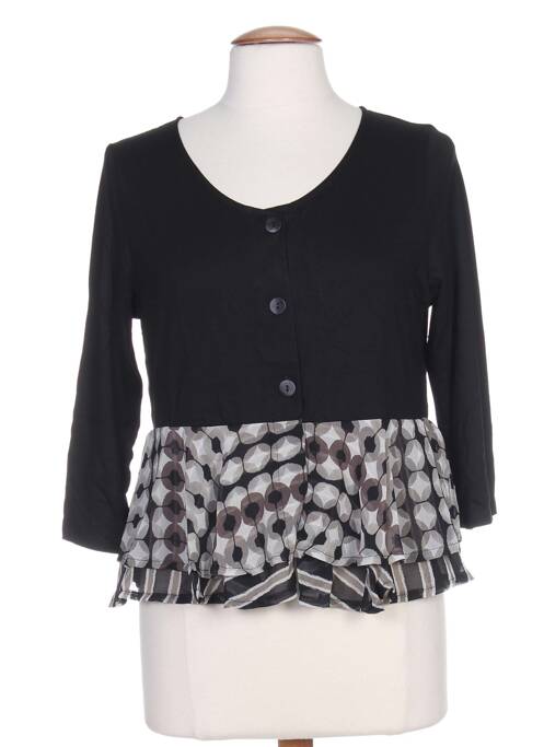 Vestă cu mâneci lungi negru G!OZE femeie