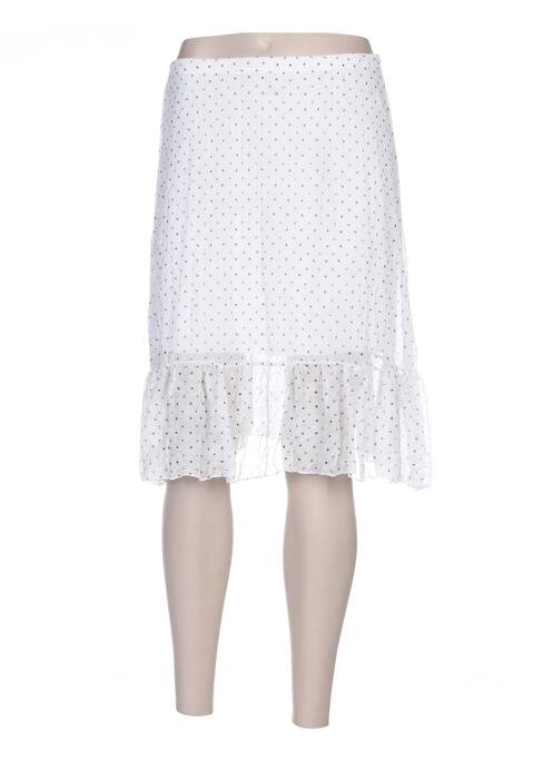 Fustă midi alb G!OZE femeie