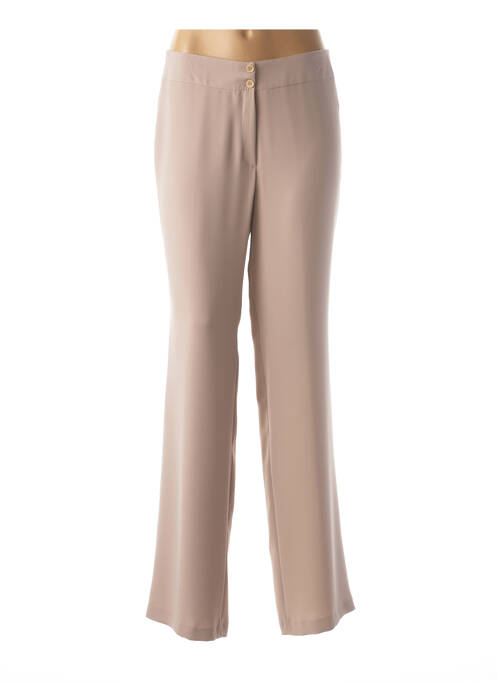 Pantalon drept bej ANNE KELLY femeie