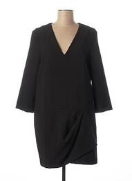 Rochie scurtă mâneci 3/4 mâneci 3/4 negru LIVIANA CONTI femme