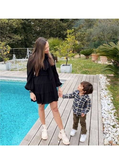 Rochie midi negru NASTY GAL femeie