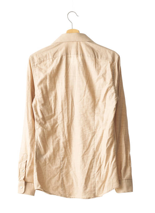 Cămașă cu mâneci lungi bej REISS bărbat