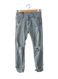 Blugi cu croială slim subțire talie joasă albastru ABERCROMBIE & FITCH homme