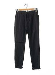 Pantalon slim închidere cu fermoar sub clapetă cu nasturi talie joasă albastru YOU MUST CREATE homme