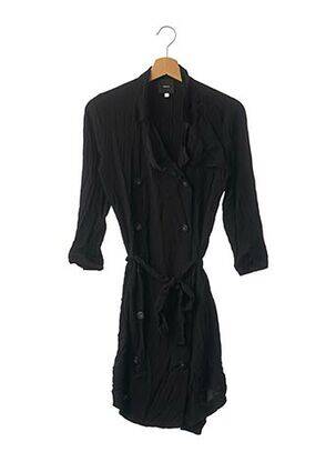 Rochie midi mâneci 3/4 mâneci 3/4 negru IDANO femeie