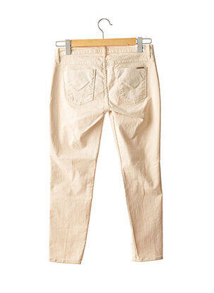 Pantalon slim talie joasă talie joasă bej HUDSON femeie