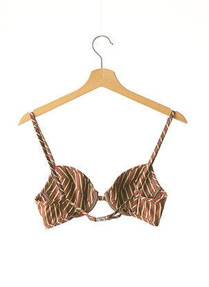Sutien de costum de baie top sutien modelat top sutien modelat maro SAVE THE QUEEN femeie