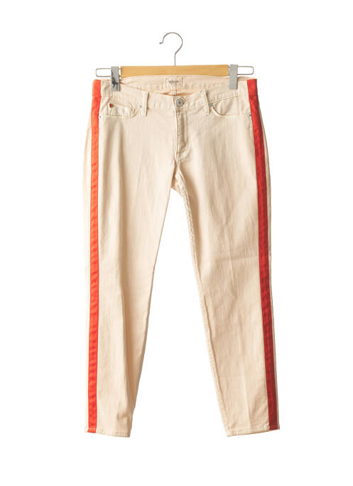 Pantalon slim bej HUDSON femeie