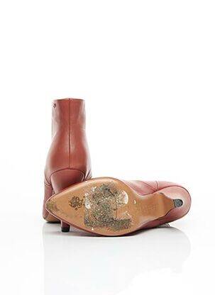 Botine/ghete material neted toc de 7 la 9 cm maro MISSONI femeie