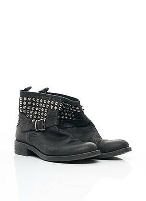 Botine/ghete material neted toc plat până la 3 cm negru TWINSET femeie