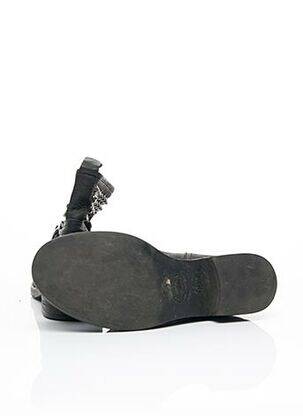 Botine/ghete material neted toc plat până la 3 cm negru TWINSET femeie
